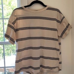 Roolee Striped Tan T-Shirt